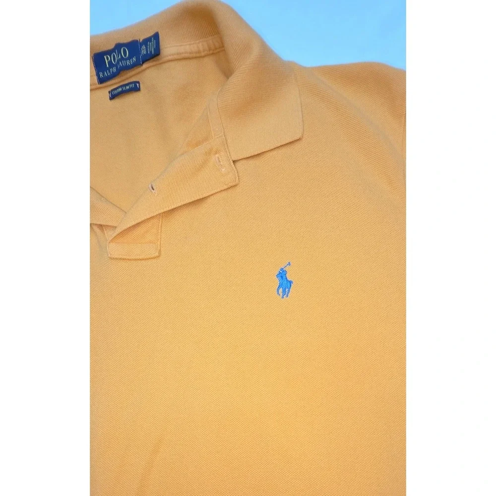 Polo Ralph Lauren Custom Slim Fit Men's Orange Polo Size XXL